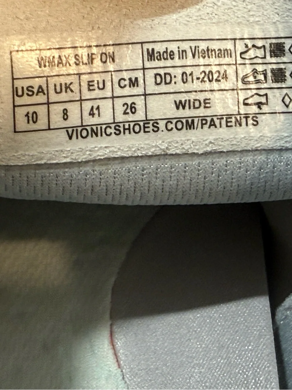 New  Vionic - Walk Max Women's Athletic Shoe. Size 10. Gray